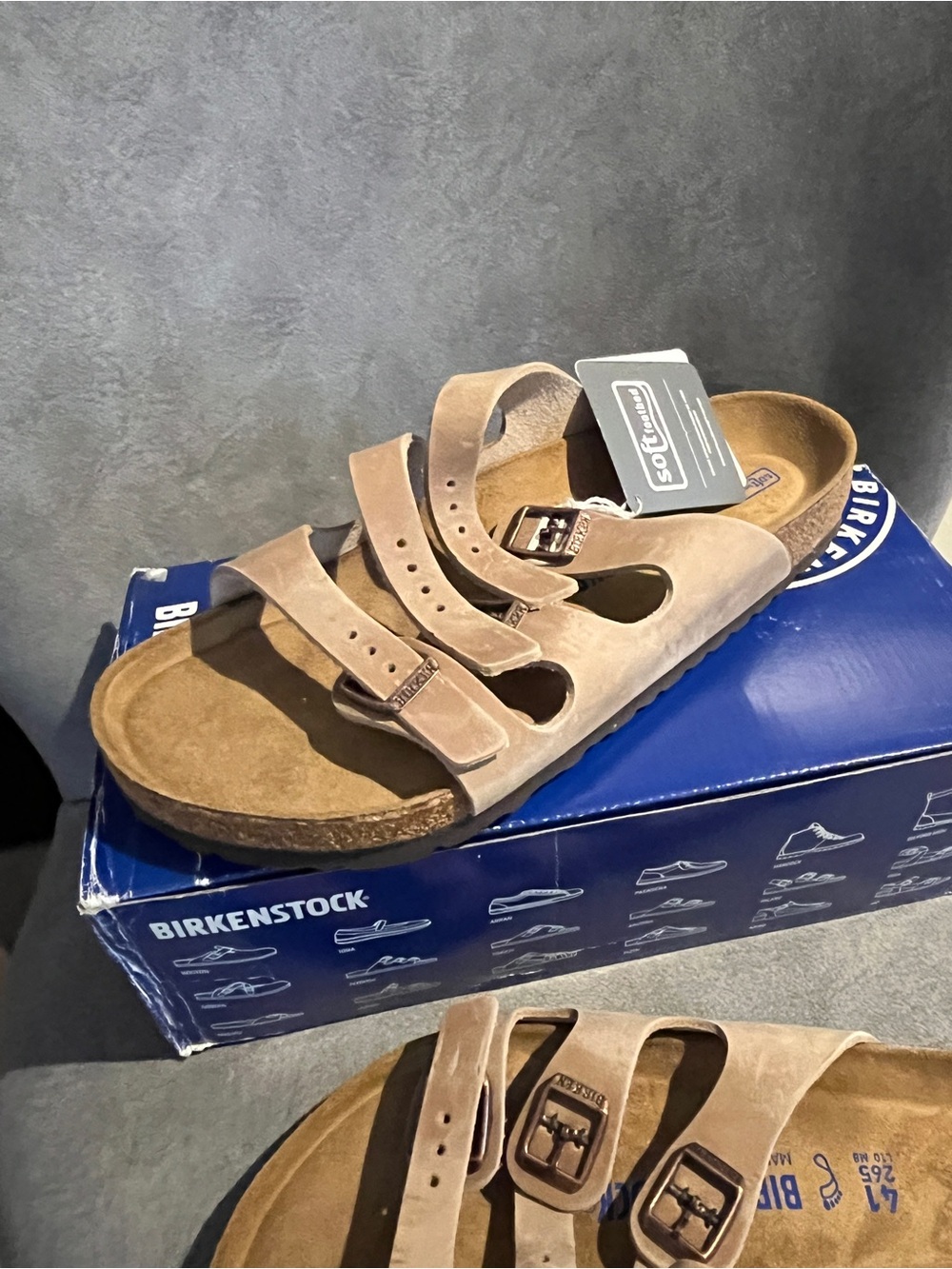 Birkenstock Women’s Florida Sandals Tabacco Size 10 US 41 EU - Picture 10 of 16